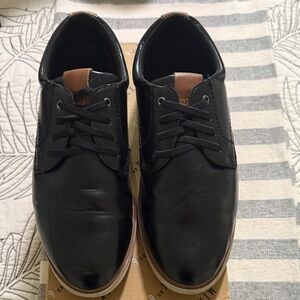 Boy’s Mix No. 6 Black Oxford Black Dress Shoes -GUC size 5